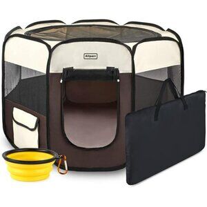 Portable Pet Playpen Foldable Kennels Playpen for Dog&Cat Carrying Case